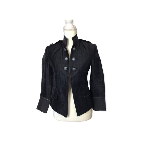 Zara Jackets & Blazers - Zara Basic Linen Military Style Lightweight Jacket Size Small